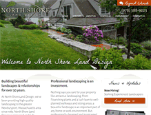 Tablet Screenshot of northshorelanddesign.com